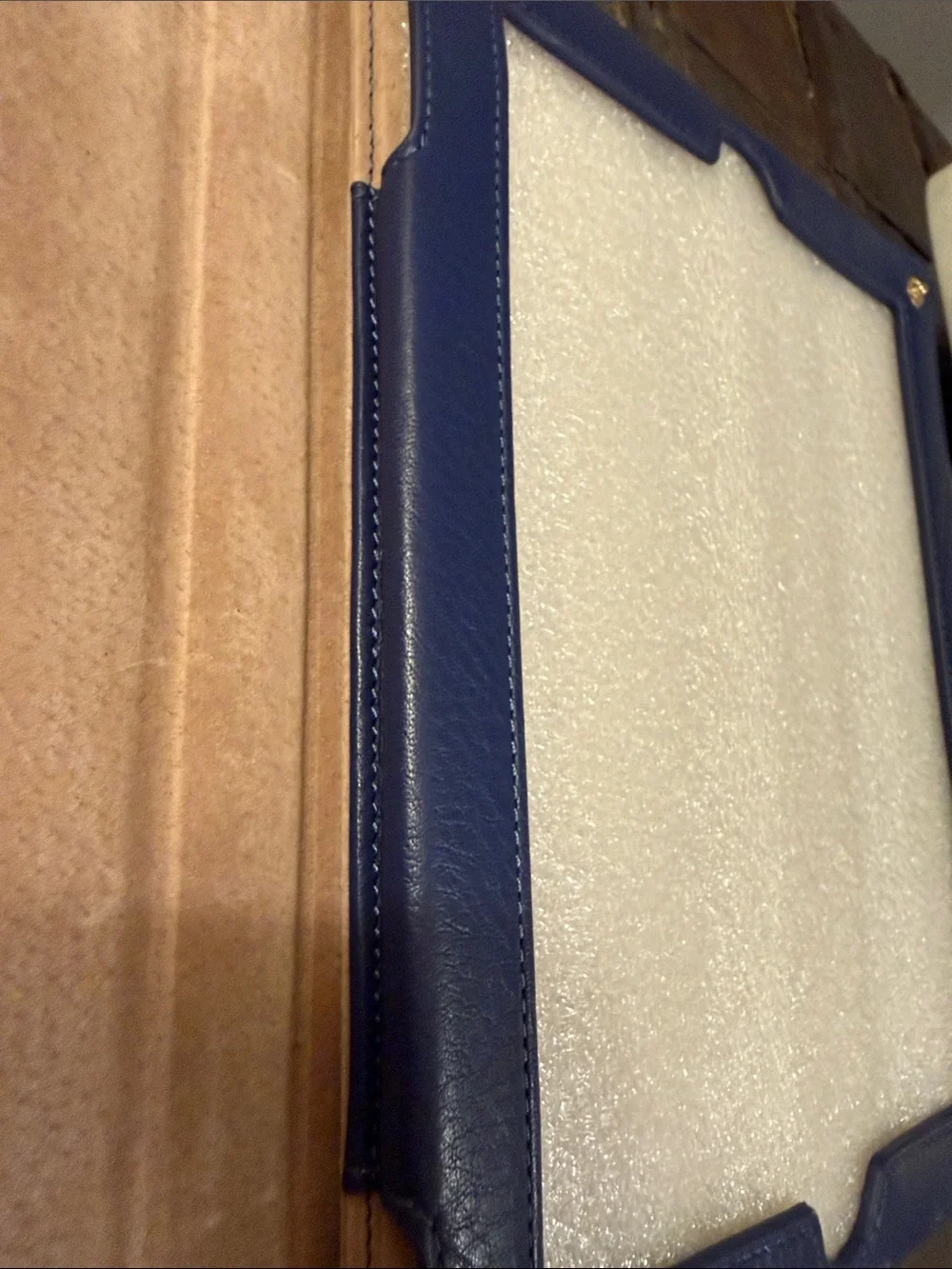 Tory Burch Pretty Blue leather tablet case